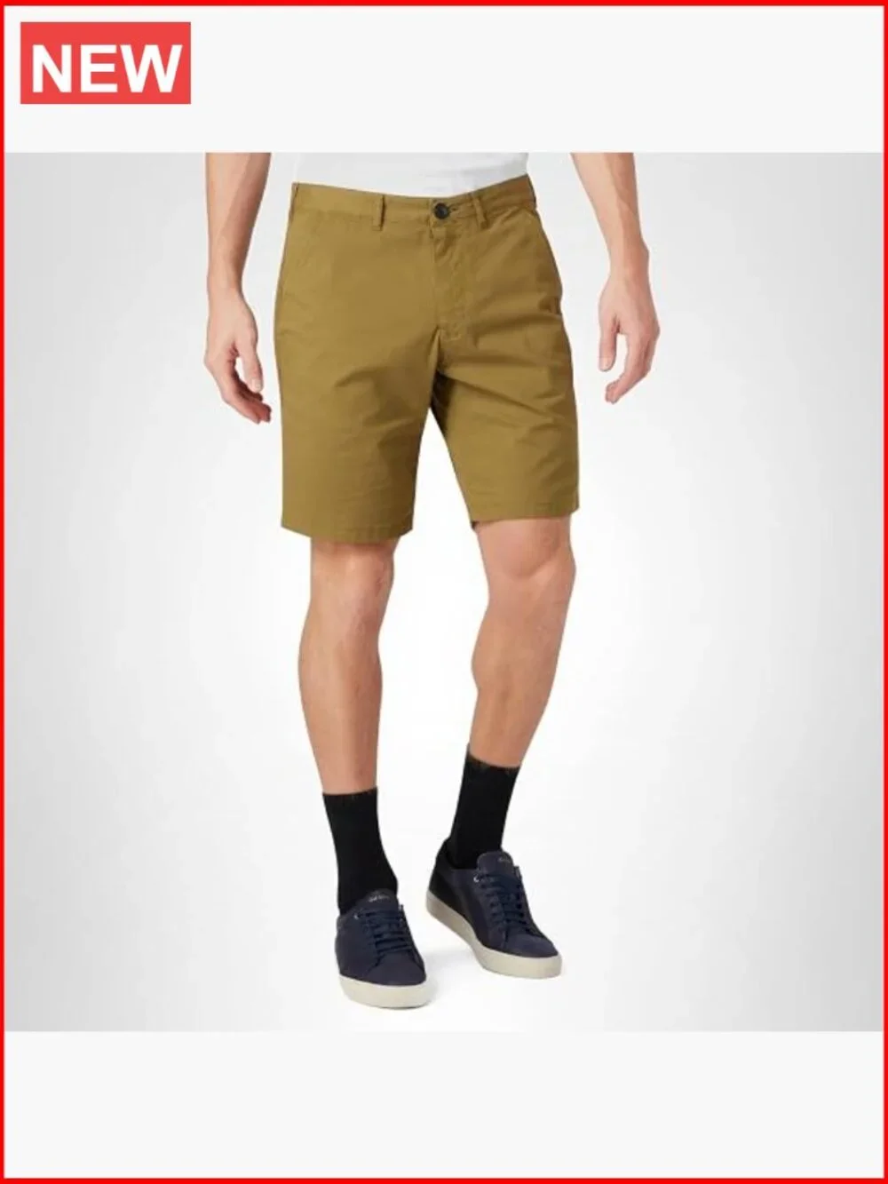 Men's Pima Stretch-Cotton Garment-Dyed Shorts - Picture 1 of 3